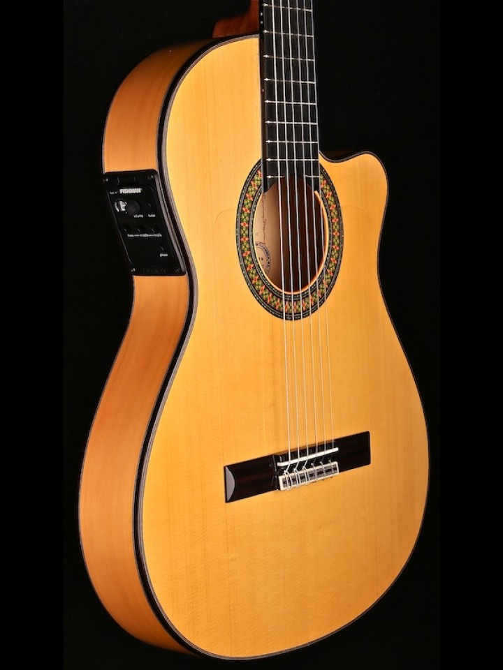 Thin-Line Cutaway Flamenco with Fishman ProBlend