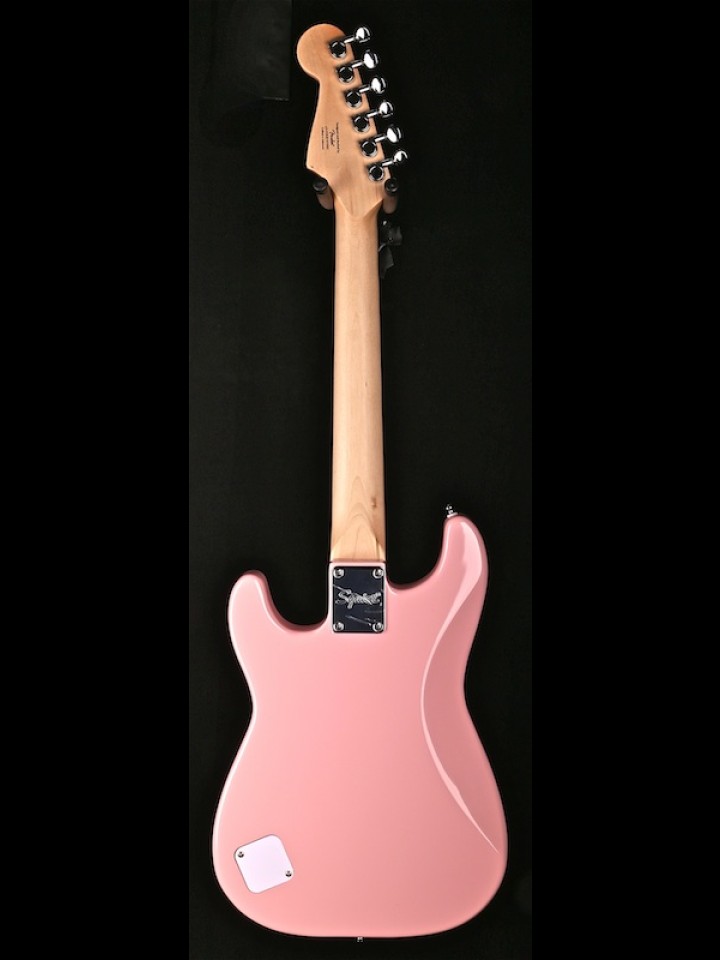 Squier Mini Stratocaster in Shell Pink